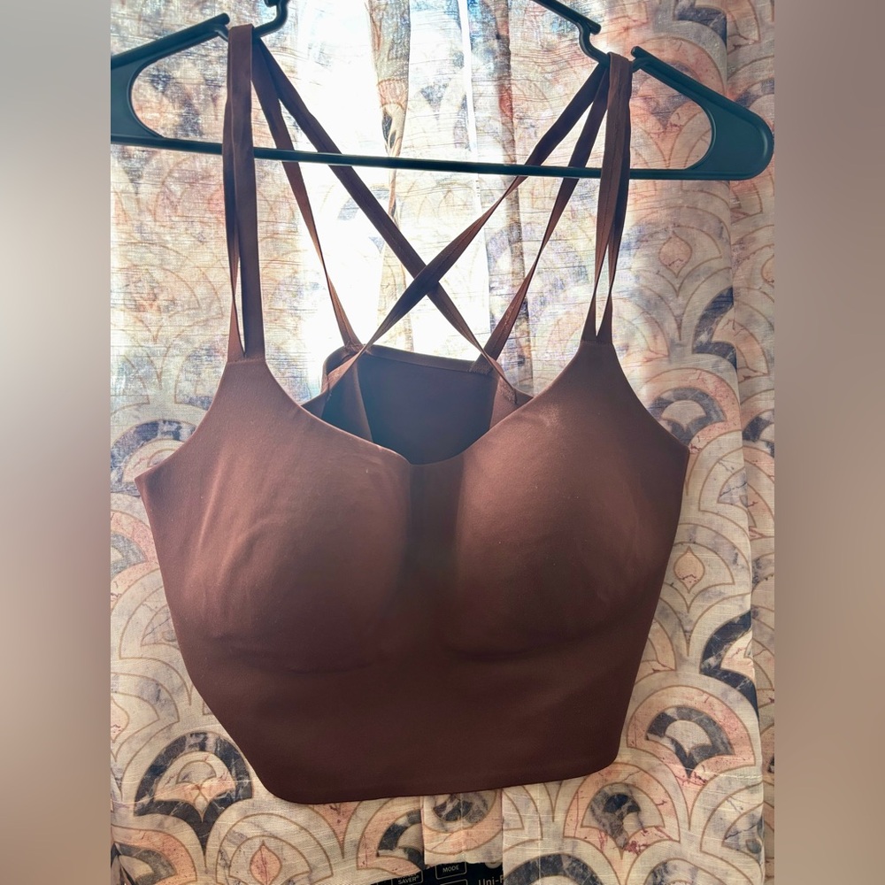 OFFLINE by Aerie Real me Hold Up! Sports Bra - Caramel
